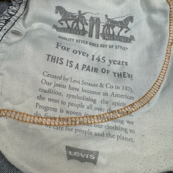 Levis 550 Straight Leg Jeans Mens Size 42X32 Medium Wash High Rise - Picture 5 of 15